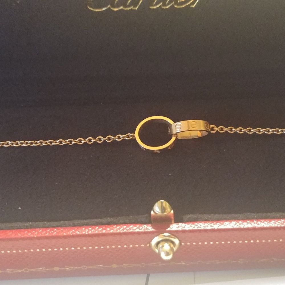 18k rose gold Cartier love bracelet